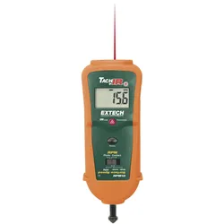 Extech Drehzahlmesser mechanisch, opt, Messtechnik, Orange, Grün