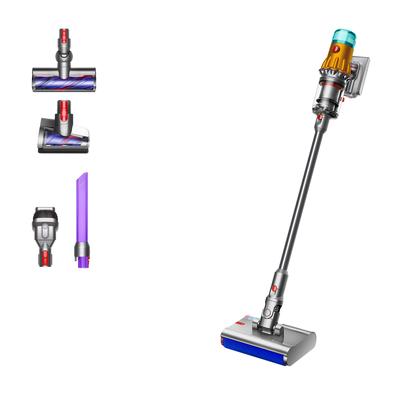 DYSON Nass-Trocken-Akkusauger "Dyson V12s Detect Slim Submarine", gelb, glanz nickel, B:25,3cm H:124,7cm T:25,7cm, Akkusauger