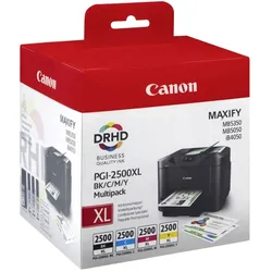 Canon Multipack PGI-2500XL für Maxify IB4050, MB5050,MB5350