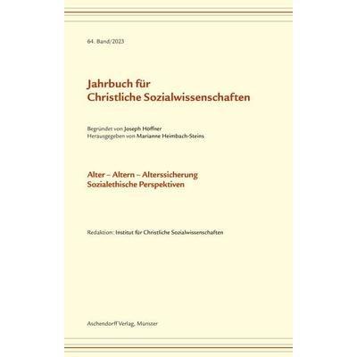 Jahrbuch für christliche Sozialwissenschaften / Jahrbuch für Christliche Sozialwissenschaft, Band 64/2023, Taschenbuch von , Aschendorff,
