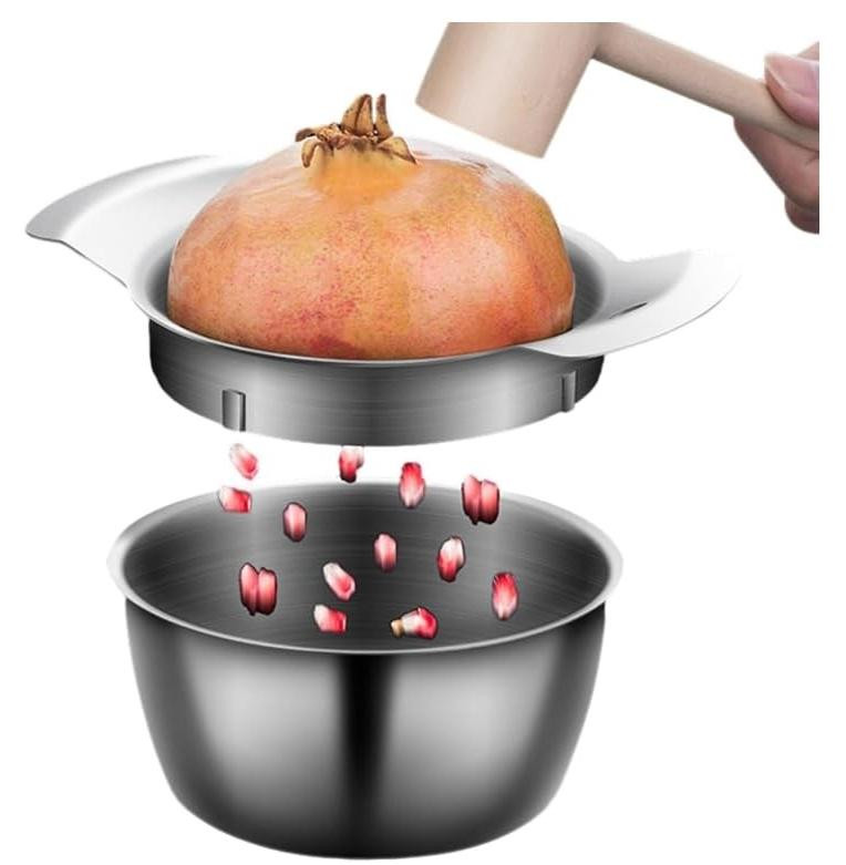 RVS Granaatappel Schiller met Kom