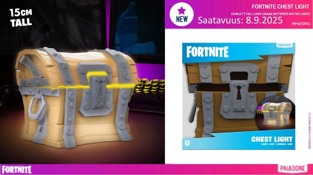 Fortnite Chest Light Valo Paladone