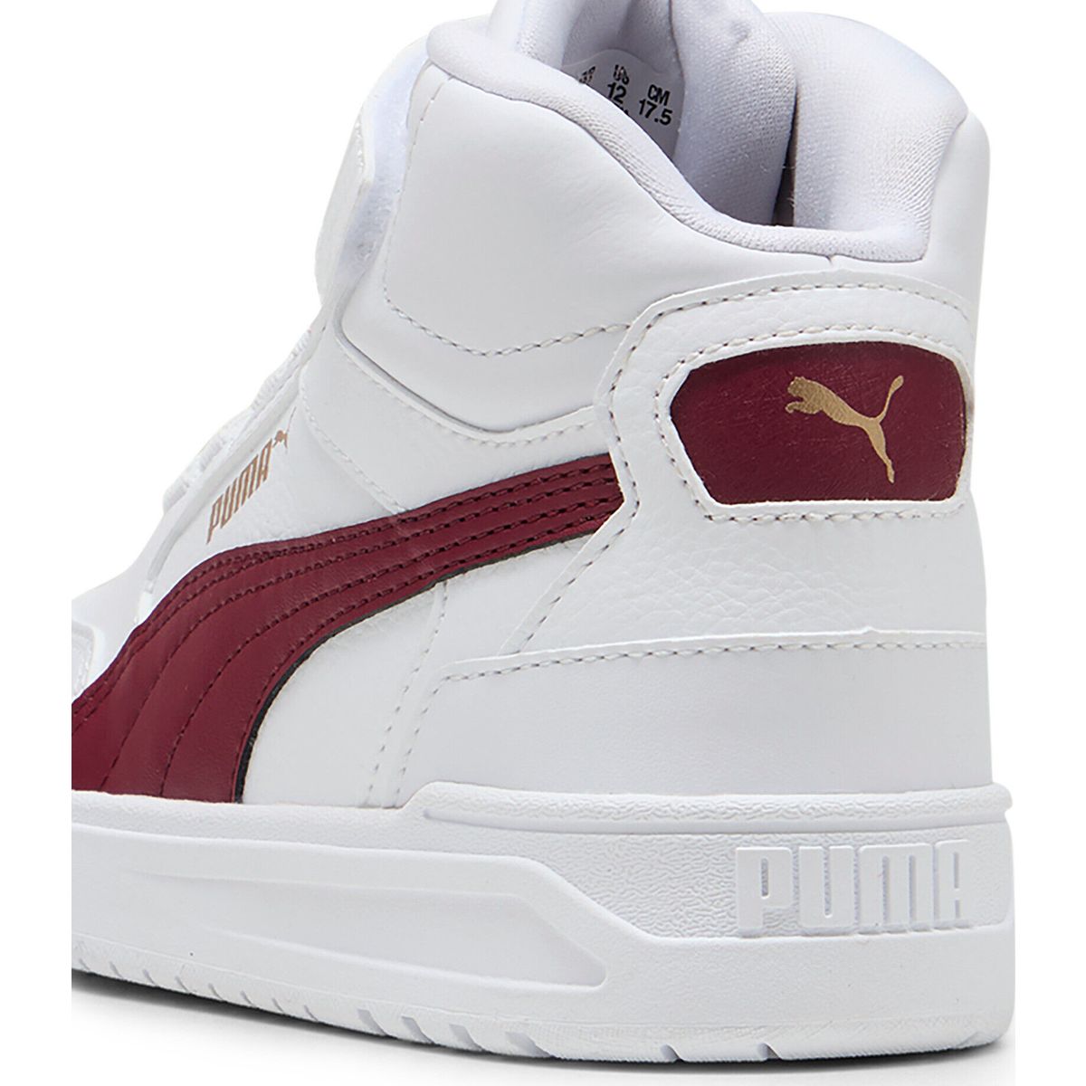 Puma Shuffle Downtown Mid AC+ PS puma white-team regal red-puma gold (02) 13.5 403744-02-13.5