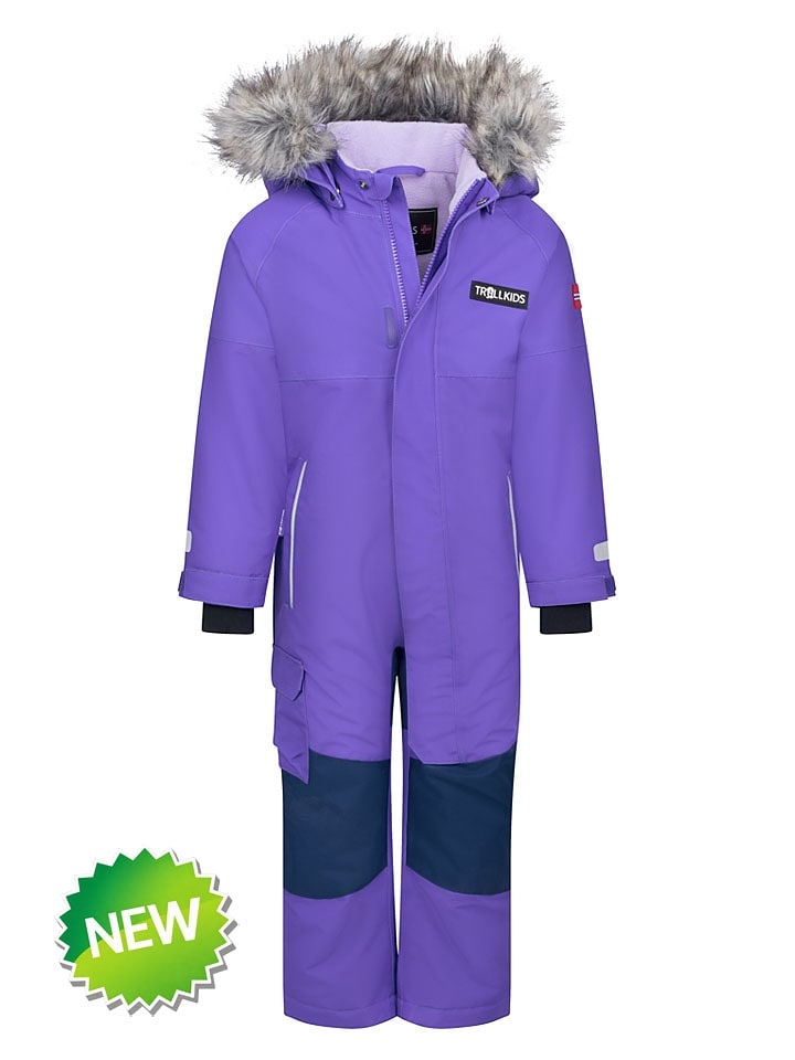 Trollkids Schneeanzug "Kirkenes" in Lila - 116