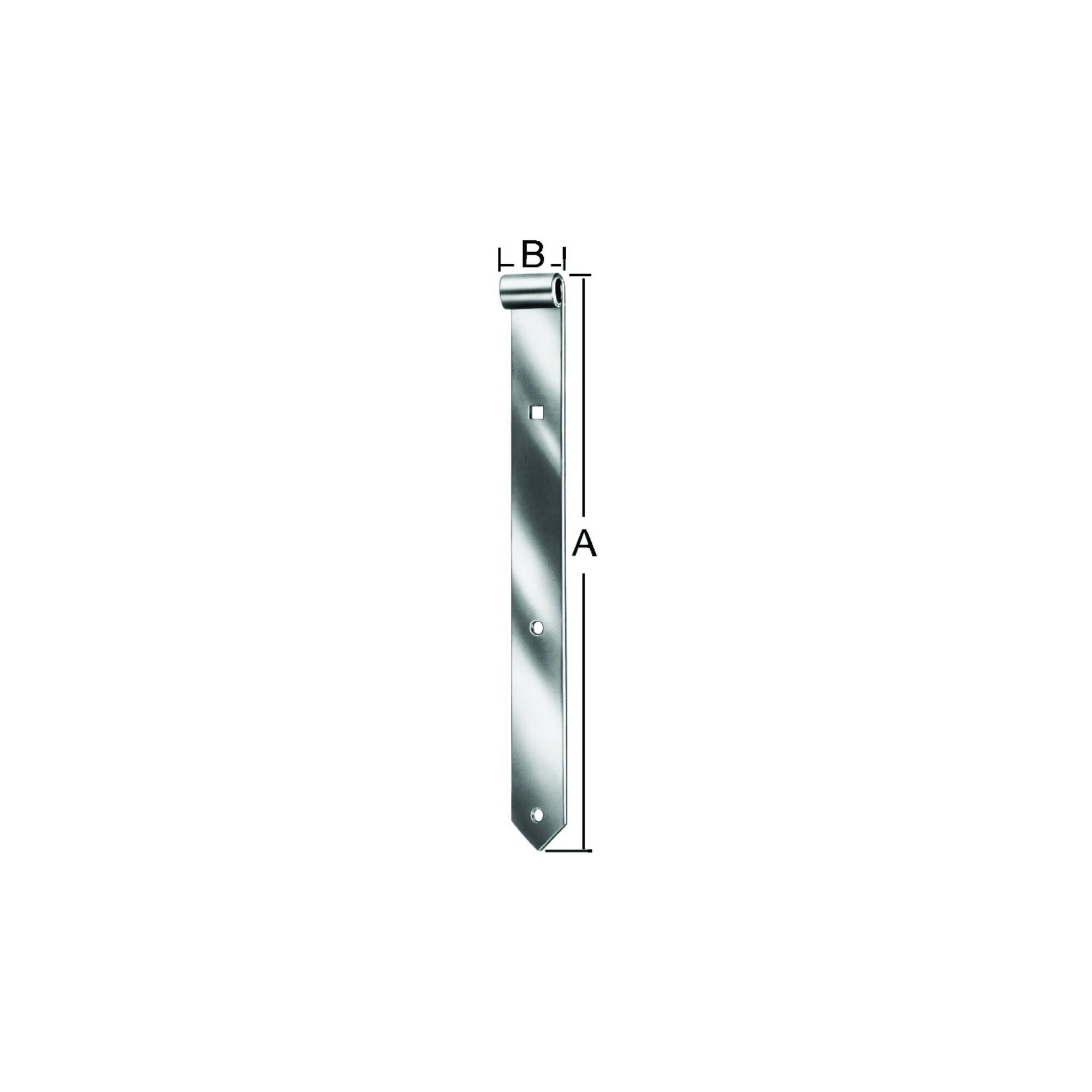 VORMANN Ladenband halbschwer für Dorn13mm,500mm Stahl, verzinkt (000066500Z)