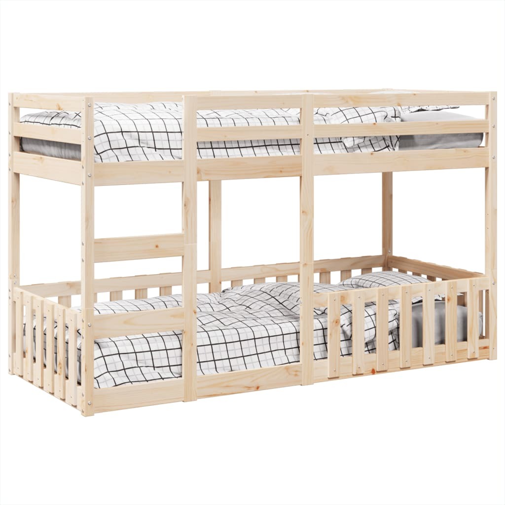 Maison Exclusive - Etagenbett 90x200 cm Massivholz Kiefer