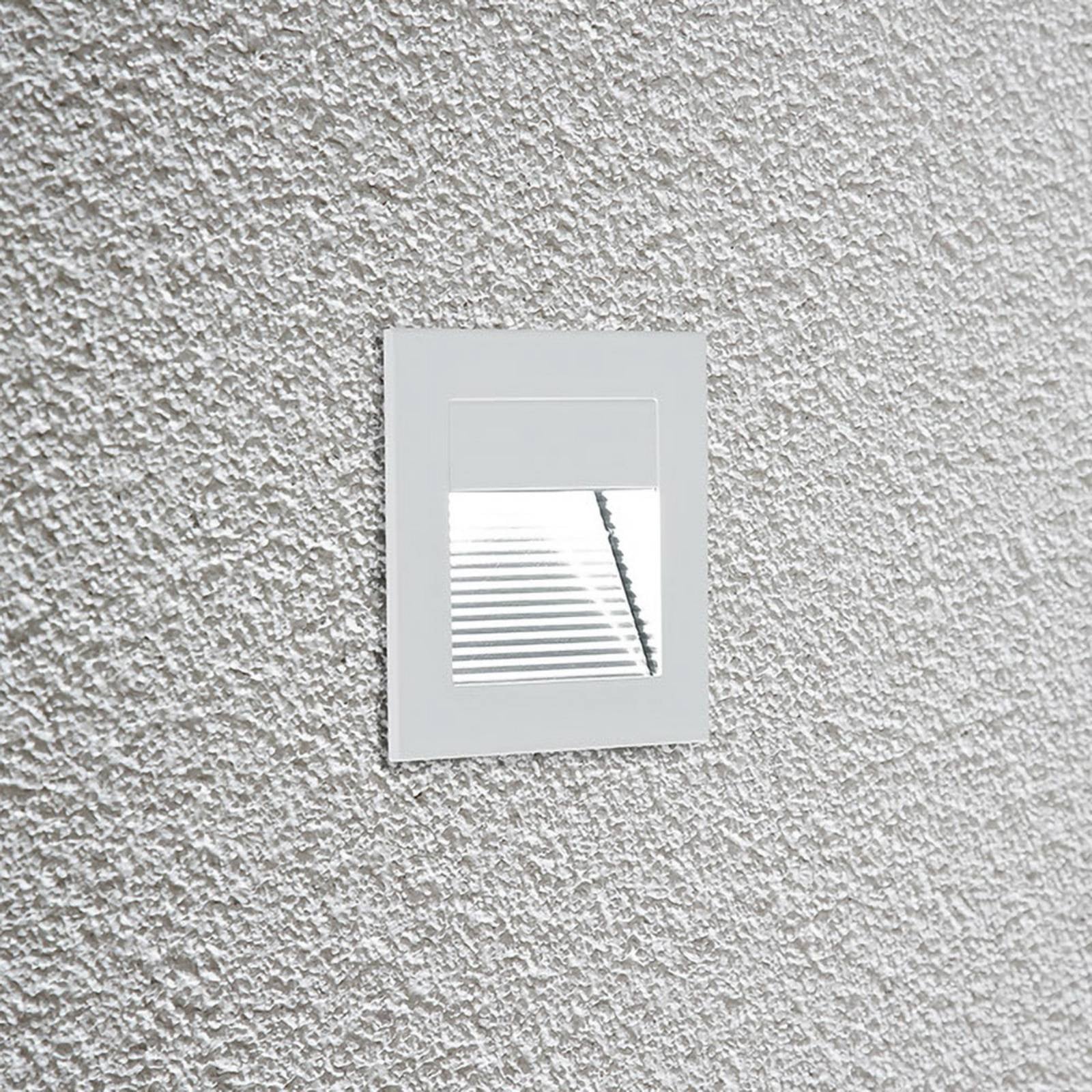 EVN P2170 LED wandinbouwlamp, 2.2W, 3000K, wit, aluminium