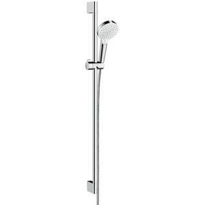hansgrohe Brausegarnitur Crometta Vario, verchromt, mit 160cm Duschschlauch & 90cm Duschstange
