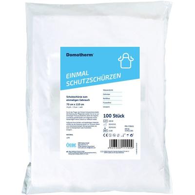 Domotherm Einmal Schutzschürzen 70x110 cm weiß 100 St Schürze