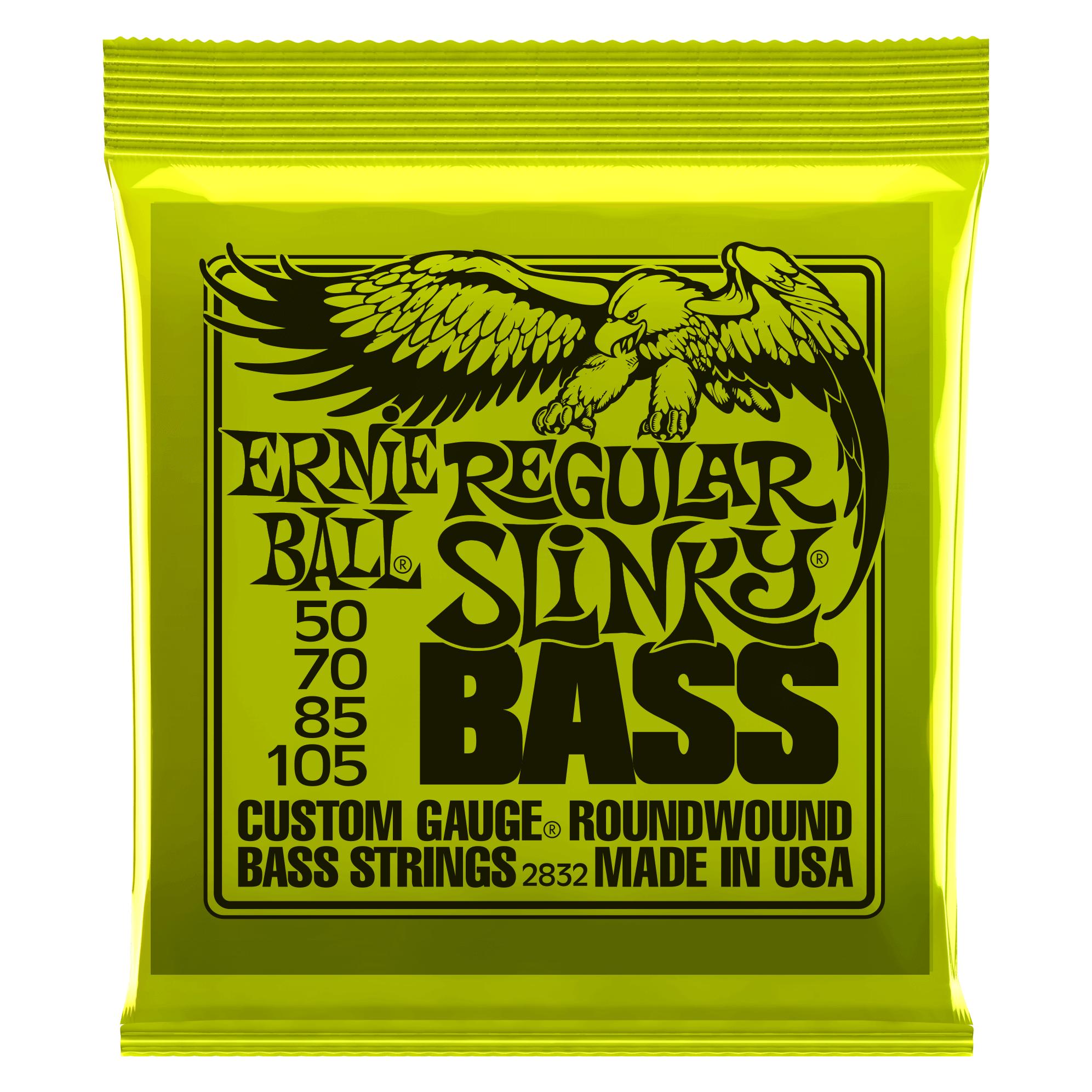 Ernie Ball Regular Slinky (4x, E-Bass, 0.11") (P02832)