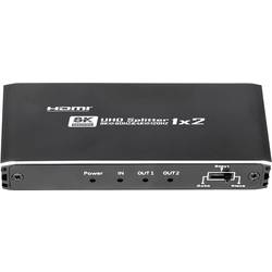 My Wall 8K HDMI® Splitter 1 in 2 out HDMI-Splitter Ultra HD-fähig CS26-2L