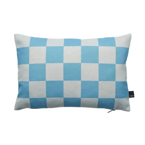 FÉST Stripes And Checks Sierkussen Blauw 30 x 45 cm