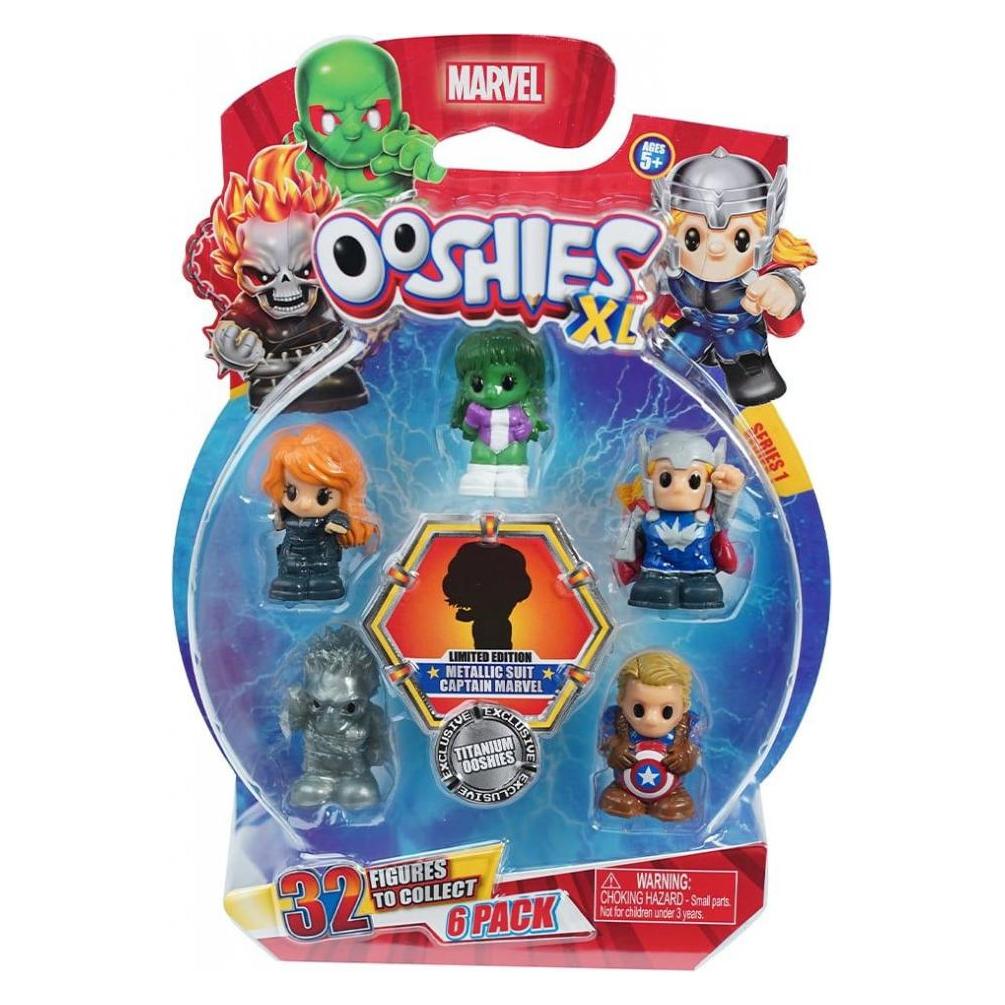 Disney Ooshies-Marvel Cards With 6 Collectible Figures (33095986)