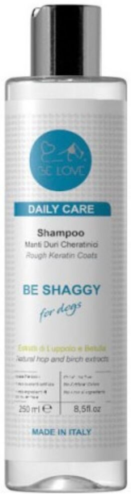 Be Love Shampoo Be Shaggy per Manti Duri Cheratinici per Cani 250ml