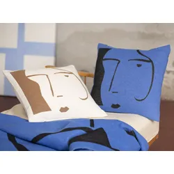 David Fussenegger Kissenhülle Nova 'Frau' 50 x 50 cm (Farbe: Rohweiß)