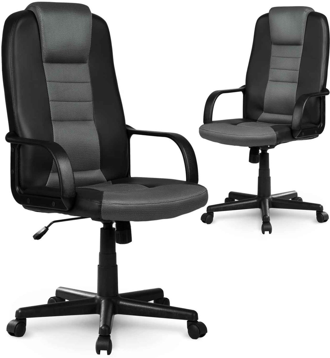 Sofotel 518B Ergonomische Bureaustoel met Armleuningen - Zwart/Grijs