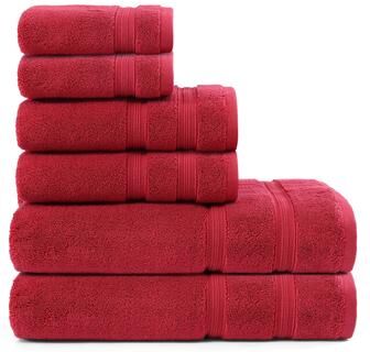 Tommy Hilfiger Harborside Solid Cotton 6 Piece Towel Set - 6 Piece