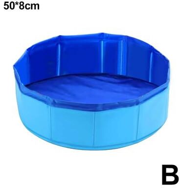 Uplift Picks Foldable Pet Pool Bath Tub With Water Toys For Cats And Dogs b