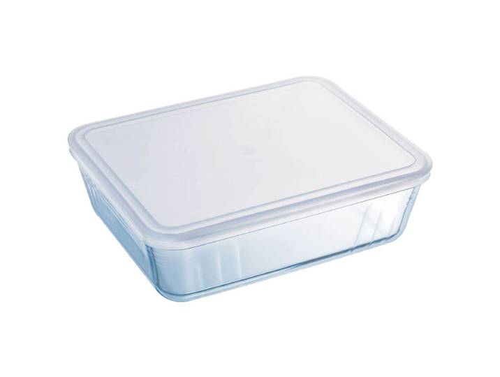 Pyrex Dose mit Deckel eckig mit Deckel 25x20cm/2.6l