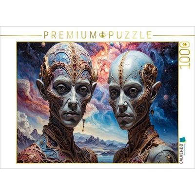 CALVENDO Puzzle Erwartung: 'Hinter dem Horizont wartet die nächste Frage.' | 1000 Teile Lege-Größe 64x48cm Foto-Puzzle für glückliche Stunden
