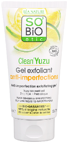 SO'BiO étic Clean Yuzu Gel Exfoliante Anti Imperfecciones 150 ml
