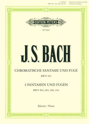 Edition Peters Bach Chromatische Fantasie