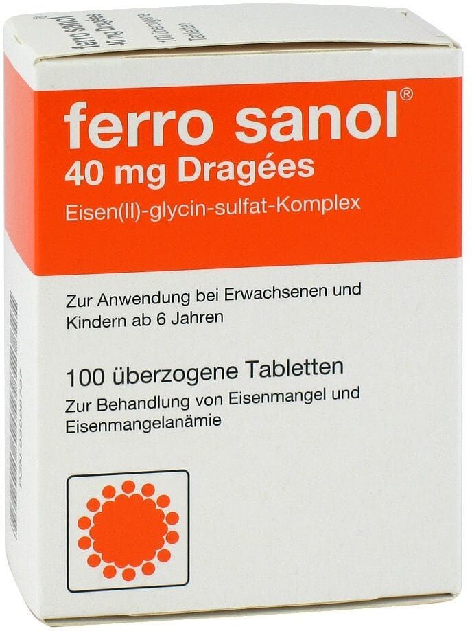 Ferro sanol 40mg Dragees