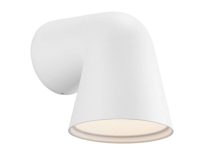 Nordlux Aussenwandleuchte Front Single, Weiß, Metall, 15.6x17x11.8 cm, Lampen & Leuchten, Außenbeleuchtung, Außenleuchten