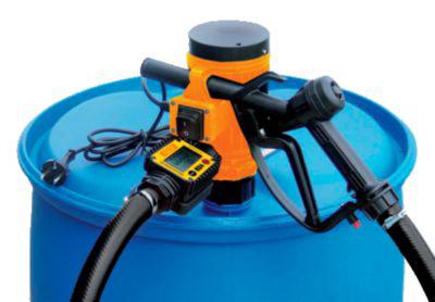 Elektropumpe CEMO, 230V, 35 l/min effektiv, 4 m Anschlusskabel, 6 m Schlauch, Zapfventil
