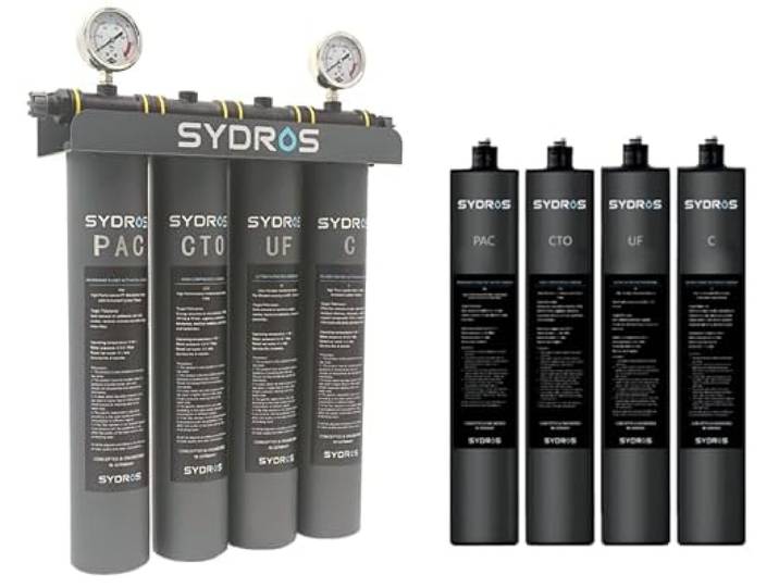 SYDROS Magnus Bundle - 6-Stufen-Wasserfilter für Gewerbe & Gastro 6-Stufen-Filtration für hohe Anforderungen: reduziert PFAS, Mikroplastik, Keime und weitere Verunreinigungen zuverlässig