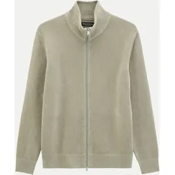 Stehkragen-Cardigan Beige M