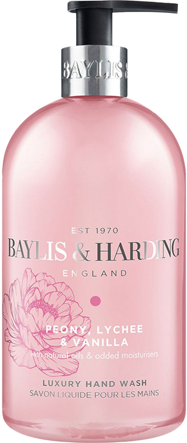 BAYLIS & HARDING Peony, Lychee & Vanilla Hand Wash 500ml