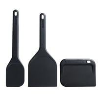 Teigwerkzeug-Set UU-P2BE00, 3-teilig, Spachtel schwarz
