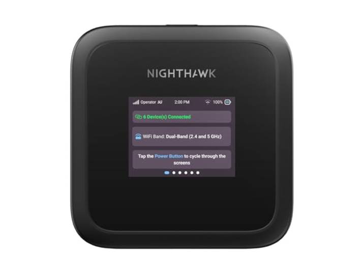 NETGEAR Nighthawk M3 Mobiele 5G MiFi Router, WiFi 6, Tot 3,6 Gbps