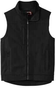 CornerStone CSV60 Duck Bonded Soft Shell Vest in Black size XS   Cotton