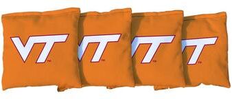 Skip's Garage Virginia Tech Hokies Orange Cornhole Bags