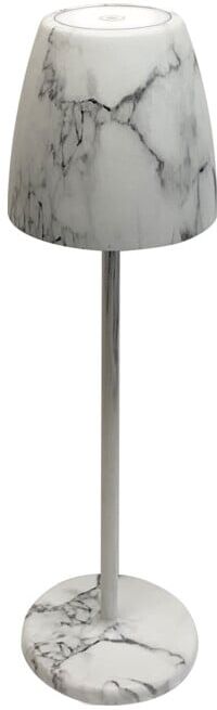 Megatron Lampe de table LED sans fil 827 Marble WH (MT68056)