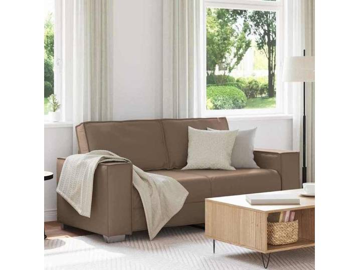Sofa intérieure moderne Canapé deux places Cappuccino 180 cm Simili cuir(14536）