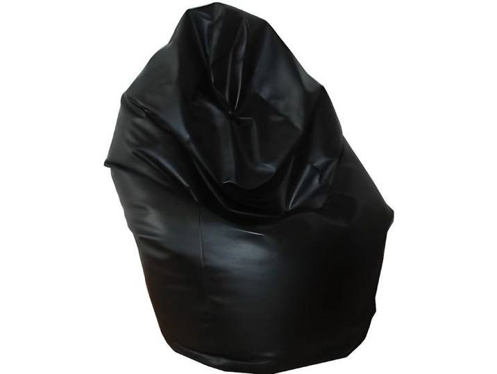 Pouf poire - NATALIA SPZOO - Medium Point noir - Faux cuir - Bébé