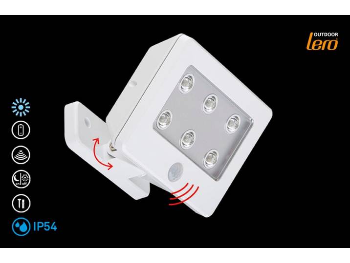 LED Außen-Wandleuchte BRILONER LEUCHTEN KOLLIG , weiß (weiß, neutral), Leuchten, LED Außen-Wandleuchte