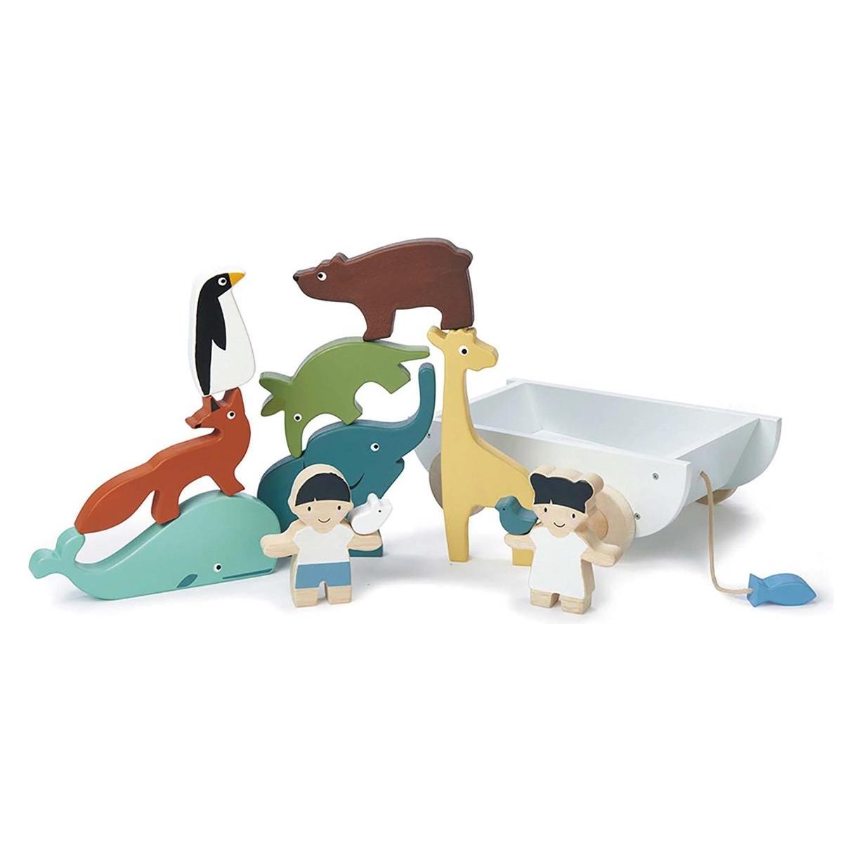 Tender Leaf Toys Boot mit Tieren (7508469)