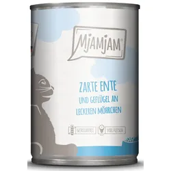 MjAMjAM zarte Ente & Geflügel an leckeren Möhrchen 6x400 g