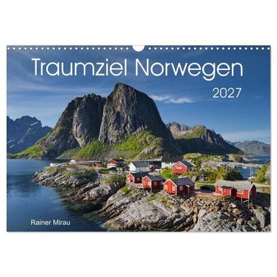 Traumziel Norwegen 2027 (Wandkalender 2027 DIN A3 quer), CALVENDO Monatskalender