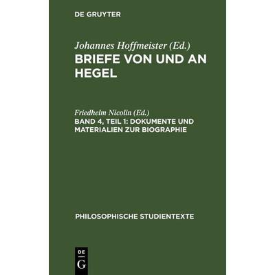 Dokumente und Materialien zur Biographie, Gebundene Ausgabe von , De Gruyter, 978-3-11-253097-9
