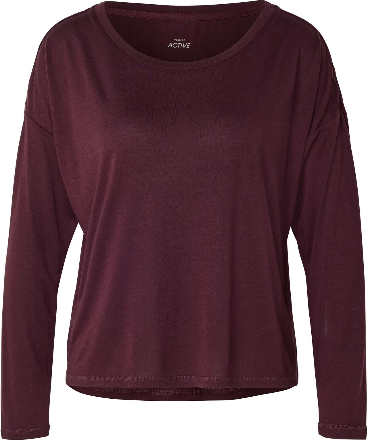 Tchibo - 2-in1-Sportshirt - Damen - Gr. S - weinrot