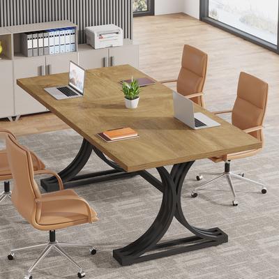 OEM 5FT Conference Table, Modern Meeting Table for Home Office Conference Room