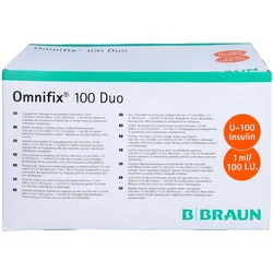 B.Braun, Bluttest, Omnifix duo mit Kanüle G26