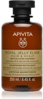 Apivita Royal Jelly Elixir Revitalizing Shampoo champô revitalizante contra sinais de envelhecimento do cabelo 250 ml. Royal Jelly Elixir Revitalizing Shampoo