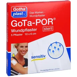 Gota-por Wundpflaster Steril 60x100 mm
