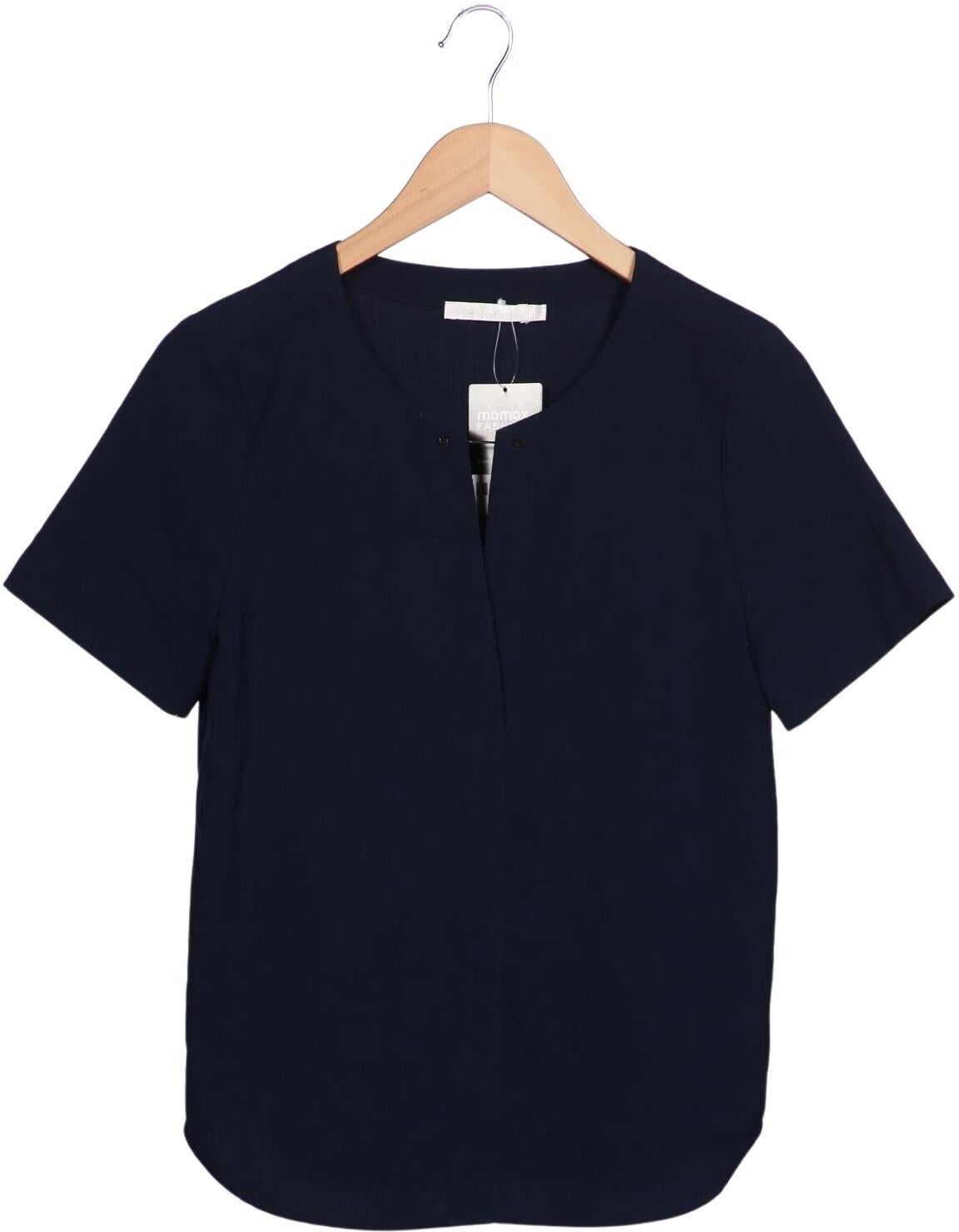 See U Soon Damen T-Shirt, Marineblau, Gr. EU 36 (FR 38), Synthetik / Baumwolle / Elasthan - Second Hand
